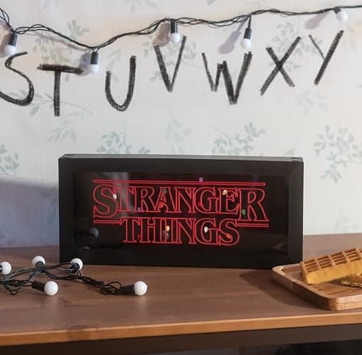 Stranger Things Merchandise - 4 Lighting Modes - Official Stranger Things Lamp - Neon Light - Led Lamp - Stranger Things Halloween Decor Indoor - Night Light for Kids thumbnail 2