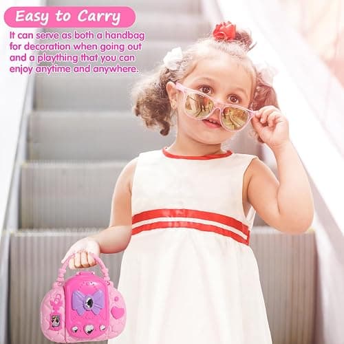 Topsolid Kids Makeup Kit With Mirror - Real Washable Makeup Set for Girls 5-8, Princess Toys Cosmetic Set, Christmas & Birthday Gifts for 3-8 Year Old Girls thumbnail 7