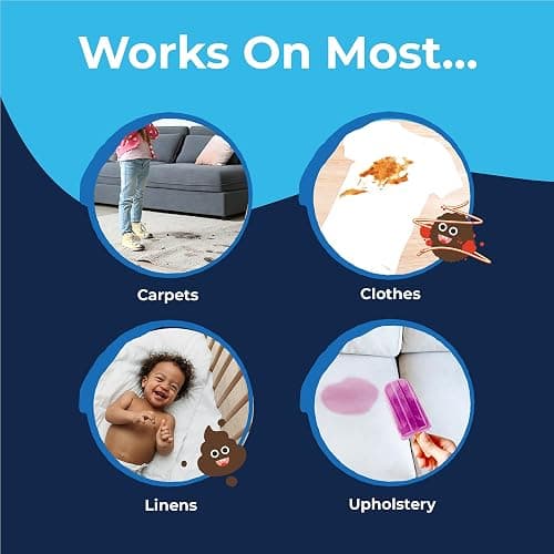 Miss Mouth’s Messy Eater Stain Treater Refill Ready Kit - 2 Pack Stain Remover Spray and 16oz Refill Pouch - Newborn & Baby Essentials - Food, Grease, Coffee Off Laundry, Underwear, Fabric thumbnail 7