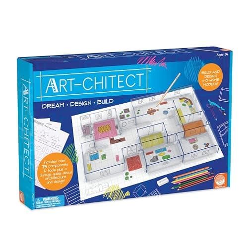 MindWare Art-chitect Home Model Building for Kids – 3D Architectural Design Kit for Kids Ages 8 and Up – Learn The Basics of Architecture As You Design Start to Finish - Image 1