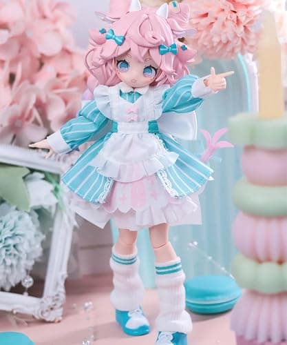 CALEMBOU BJD Blind Box, Sugary Girls Series 18cm Ball Jointed Doll, Cute Dress Up Doll with Joints, Collection Action Figure for Birthday Christmas thumbnail 5