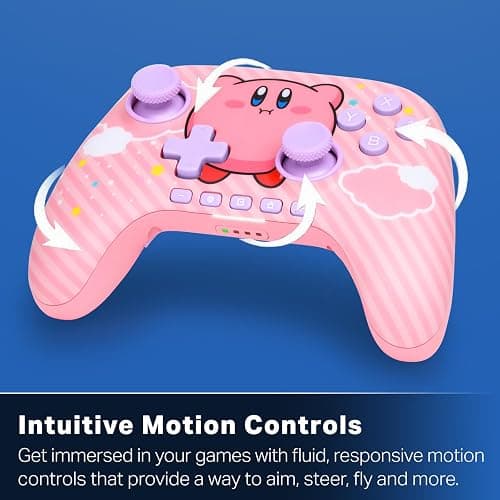 PowerA Advantage Wireless Controller for Nintendo Switch 2 - Kirby PuffOfficially Licensed, Hall Effects, Mappable Buttons, Pro Controller, C Button, Motion Controls thumbnail 6
