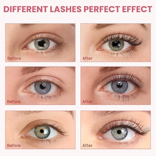 Electric Heated Eyelash Curler for Women – USB Rechargeable Heated Lash Curler with Quick Heat-Up, Multi-Temp Settings, 24H Natural Curl, Anti-Scald Silicone, Portable Makeup Tool, Pink thumbnail 7