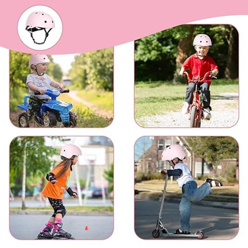 67i Kids Bike Helmet Toddler Helmets for Ages 3-8 Years Old Girls Boys Kid Adjustable Skateboard Bicycle Helmets Multi-Sport Ventilation Skateboarding Cycling Scooter Roller Skate Helmet thumbnail 6