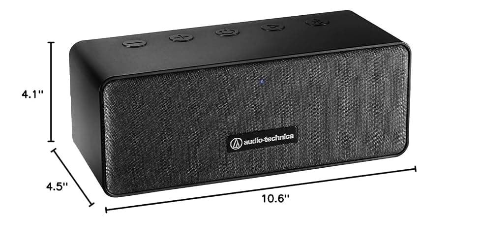 Audio Technica Portable Wireless Speaker AT-SP65XBT, Black thumbnail 6