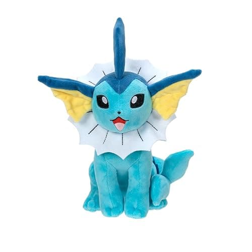 Pokémon 8-Inch Vaporeon Plush - Adorable, Ultra-Soft, Plush Toy, Perfect for Playing & Displaying - Gotta Catch ‘Em All thumbnail 5