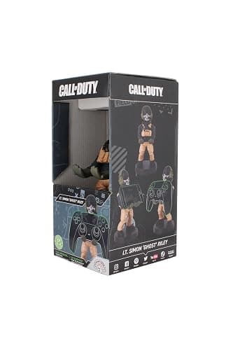 Power Up Factory Exquisite Gaming: Call of Duty: Lt. Simon "Ghost" Riley - Original Mobile Phone & Gaming Controller Holder, Device Stand, Cable Guys, Licensed Figure thumbnail 7