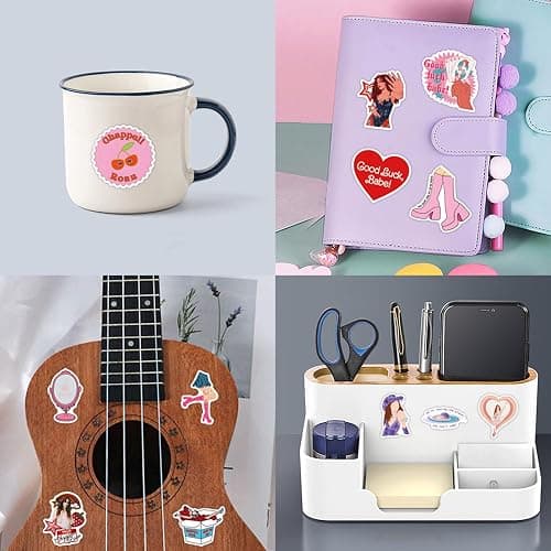 50PCS Chappell Singer Roan Stickers,Water Bottle Stickers Waterproof Vinyl Decals, Singer Stickers for Laptop, Phone, Journal, Skateboard, Guitar, Bike (a) thumbnail 5