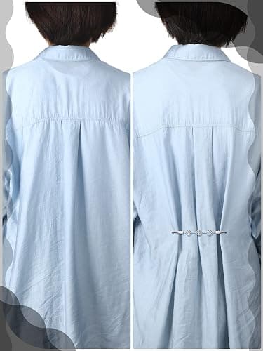 Hicarer 6 Pieces Vintage Shirt Dress Cardigan Clip, Waist Clip for Women, Sweater Shawl Brooch Jacket for Clothing thumbnail 4