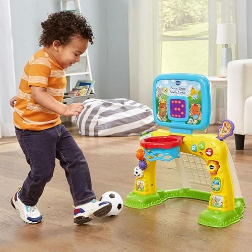 VTech Smart Shots Sports Center (Frustration Free Packaging), Yellow - Yellow - Frustration Free Packaging thumbnail 4