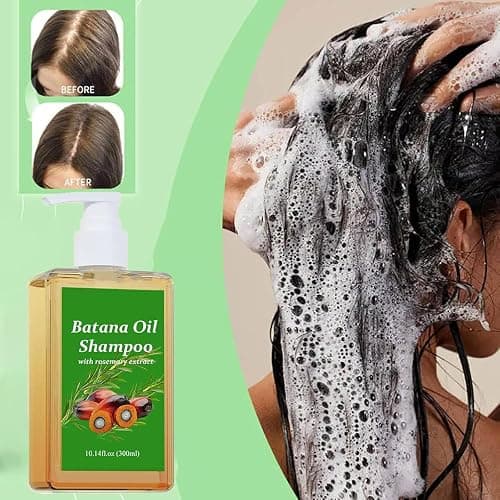 XIKRO 100% Batana Oil Shampoo, 100% Rosemary Oil, Shampoo De Batana Para La Caida Del Cabello, Nourishes and Regenerates Hair-Soft and Fluffy for Men & Women (1pcs) thumbnail 2
