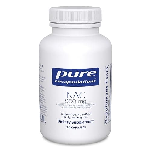 Pure Encapsulations NAC 900 mg - N-Acetyl Cysteine Amino Acid Supplement for Lung & Immune Support, Liver & Antioxidants* - 120 Capsules - Image 1