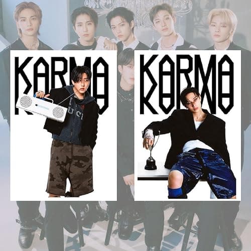 STRAY-KIDS Posters,9PCS STRAY-KIDS Poster Wall Painting Postable Photos for Birthday Party Home Decoration(Black) thumbnail 3