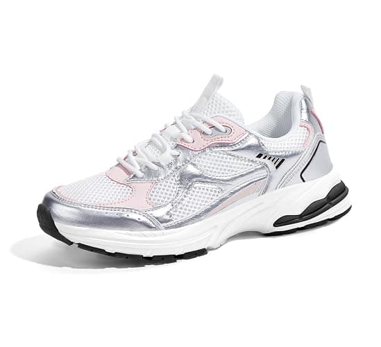 LUCKY STEP Women's Chunky Fashion Sneakers Gym Athletic | Platform Running Tennis Workout Sport Mesh Casual Trendy Walking Shoes - Image 1