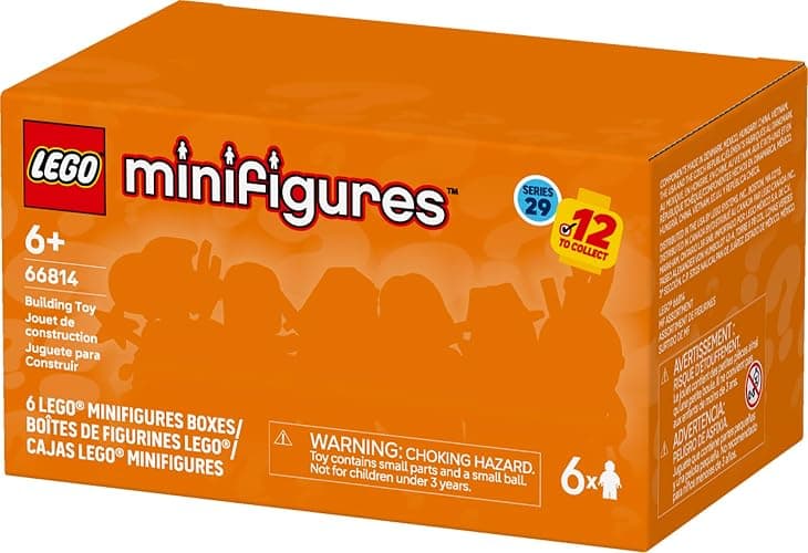 LEGO Minifigures Series 29 6 Pack - Mystery Box Multipack - Birthday Party Favors for Boys & Girls, Ages 6+ - Goodie Bag Stuffers for Kids - 66814 thumbnail 2