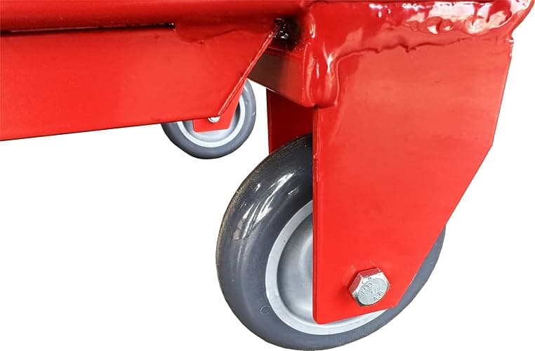 Hydraulic Lift Cart, 500 Lb. Capacity, 28" x 18" Platform, 9.25" to 28.5" Lift Height, 98lbs Net Weight, Pake Handling Tools (500lbs) - 500lbs Shining Handle thumbnail 7