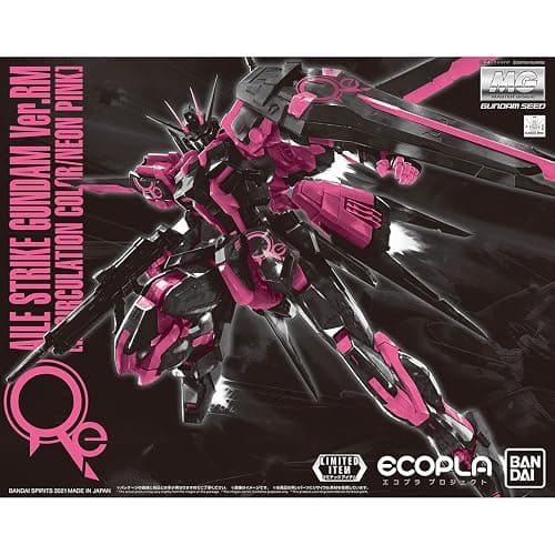Bandai MG 1/100 Ale Strike Gundam Ver. RM [Recirculation/Neon Pink] Mobile Suit Gundam SEED - Image 1