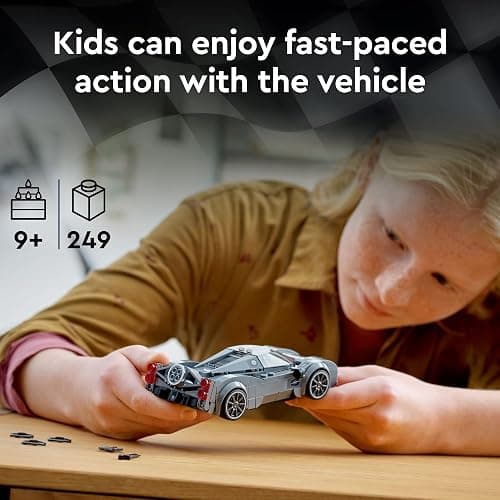 LEGO Speed Champions Pagani Utopia 76915 Race Car Toy Model Building Kit, Italian Hypercar, Collectible Racing Vehicle, 2023 Set thumbnail 3