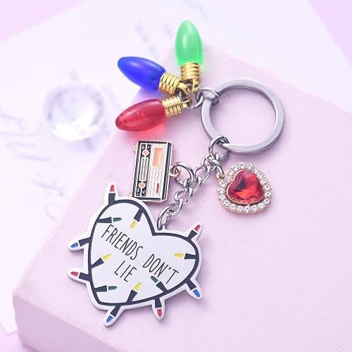Friendship Gifts Keychain Friends Don't Lie Merchandise Halloween Collection Gift thumbnail 3