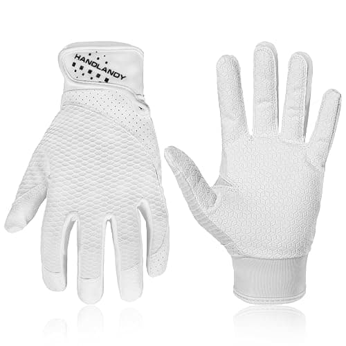 HANDLANDY Baseball Batting Gloves for Adult Youth, Grip Breathable Softball Batting Gloves Fit Men Kids Boys Girls - Image 1