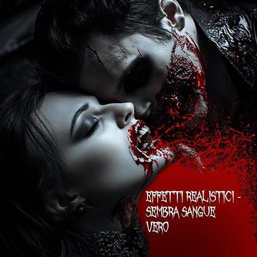 Festicy Authentic 0.50 fl oz Fake Blood I Realistic Halloween Make up I For Vampire Costumes I Washable Fake Blood for Halloween & Carnival I Ideal for Zombie & Vampire Makeup Kit thumbnail 5