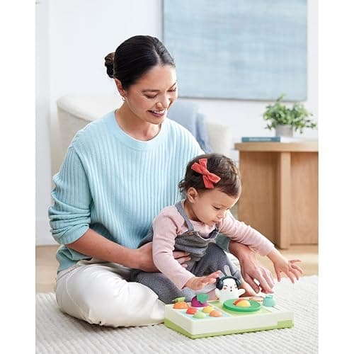 Skip Hop Baby Musical DJ Set Toy with Lights, Songs, Sound Effects, and Soft Textures, Farmstand Let The Beet Drop DJ Set thumbnail 4