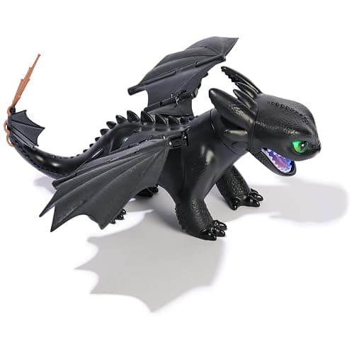 DreamWorks Dragons How to Train Your Dragon, Tame & Train Interactive Toothless with 60 Sounds & Reactions, Kids Toys for Boys & Girls Ages 4 & up thumbnail 9