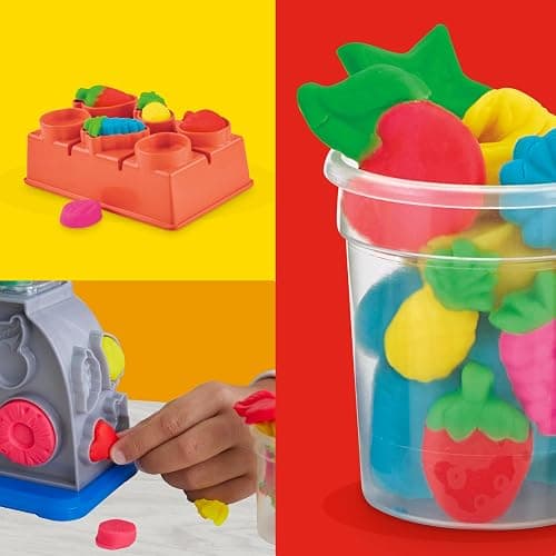 Play Doh Swirlin' Smoothies Toy Blender Playset, Play Kitchen Appliances, Kids Arts and Crafts Toys for 3 Year Old Girls and Boys and Up thumbnail 4