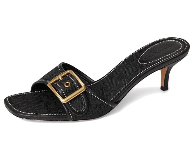 COACH Women's Margot Sandals in Signature Textile Jacquard thumbnail 7