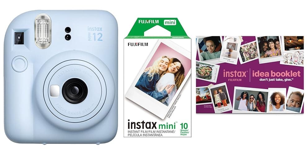 Fujifilm INSTAX MINI 12 Blue Bundle 2025 - Image 1