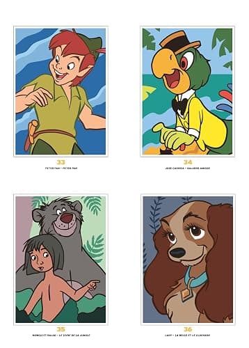 Coloriages mystères Disney - Portraits (trompe l'oeil) thumbnail 6