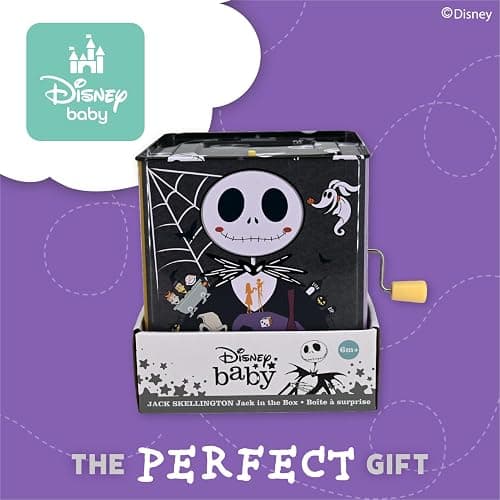 KIDS PREFERRED Disney Baby The Nightmare Before Christmas Jack Skellington Classic Jack-in-The-Box Musical Toys for Babies and Toddlers thumbnail 5