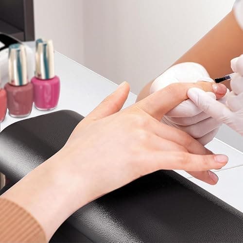 DUDUSHIMAN Manicure Table Nail Desk for Nail tech, 56 Inch Beauty Nail Table w/3 Cabinet+3 Drawers+3 Layers Open Cabinet+1 Open Drawer + 1 Power Outlet for Professional Salon Manicure Workstation thumbnail 8