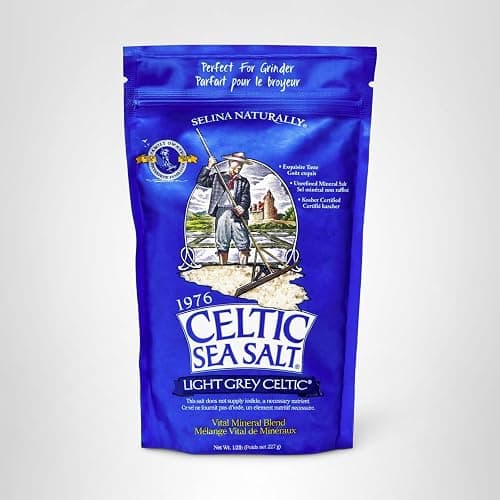 Celtic Sea Salt Light Grey Coarse – Unrefined Mineral Salt, 70+ Trace Minerals, Sustainably Harvested, GMP Certified – Cooking, Finishing, Hydration, Grinder Use – ½ Pound Resealable Bag thumbnail 13