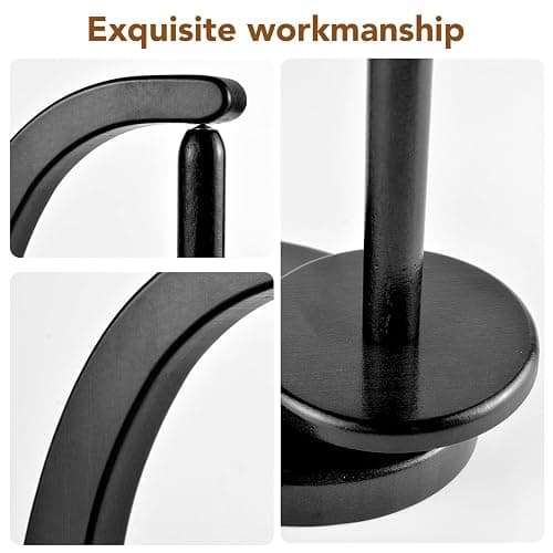 ULOI Crochet Yarn Holder - Upgrade with Crochet Accessories Storage Attachment, Magnetic Wooden Yarn Storage for Knitting Accessories, Perfect for Crocheting and Knitting Projects, Ebony Finish thumbnail 4