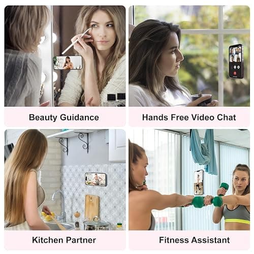 Giumel 8PCS Silicone Suction Phone Case Mount, Non Slip Suction Cup, Hands-Free Phone Accessories Holder for Selfies and Videos, Silicone Adhesive Stand Sticky for Cell Phone thumbnail 6
