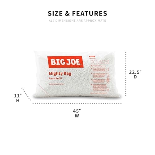 Big Joe Bean Refill Polystyrene Beans for Bean Bags or Crafts, 100 Liters thumbnail 3