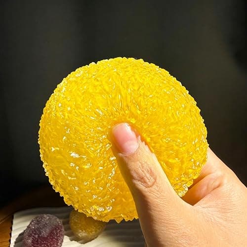Slushy Squishy, Crunchy Squishy Stress Ball, Waxberry Moldable Crunchy Stress Ball, Ice Skin Fidget Sensory Toys, Slush Satisfying Squishies Relaxing Fidget (Purple + Waxberry) thumbnail 5
