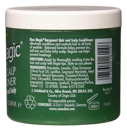 Blue Magic Conditioner, Hair & Scalp, Bergamot, 12 Oz thumbnail 2