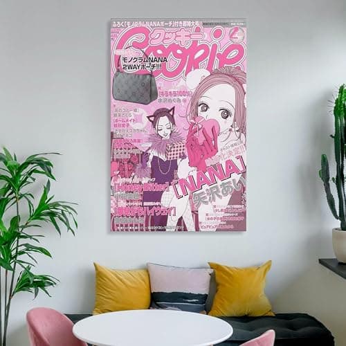 TVLV Vintage Nana Anime Poster 28 Art Poster Canvas Painting Decor Wall Print Photo Gifts Home Modern Decorative Posters Framed/Unframed 12x18inch(30x45cm) thumbnail 6