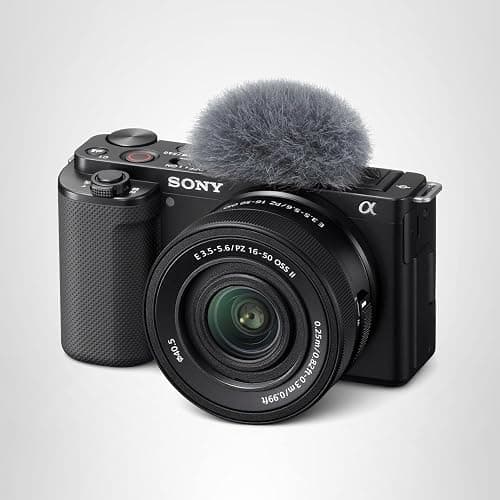 Sony Alpha ZV-E10 - APS-C Interchangeable Lens Mirrorless Vlog Camera Kit - Black, ZVE10KB thumbnail 6