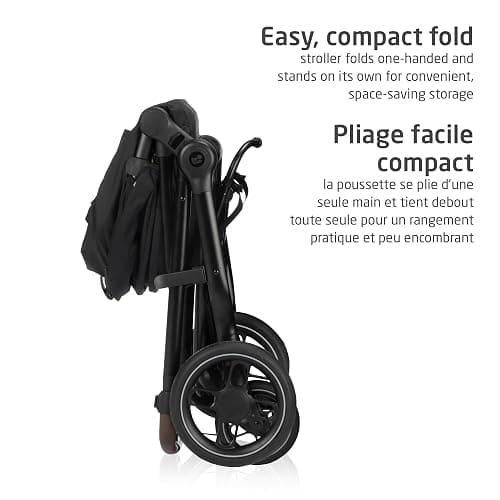 Maxi-Cosi New Generation Zelia Luxe 5-in-1 Modular Travel System, Carriage Mode, Reversible Toddler Seat, Mico Infant Car Seat (included), Enhanced All-Terrain Wheels, Use from Birth – Bassalt Black thumbnail 7