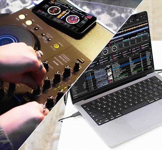 Pioneer DJ DDJ-FLX4 2-Channel DJ Controller - White Bundle with Laptop Stand, Headphones, and Austin Bazaar Polishing Cloth thumbnail 8