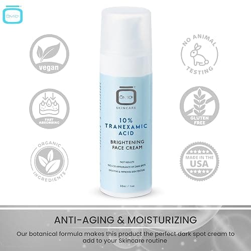 10% Tranexamic Acid Cream – 1 fl oz / 30ml – Skin Brightening Cream - Skin Moisturizer, Even Skin Tone with Coconut Oil & Vitamin E thumbnail 8
