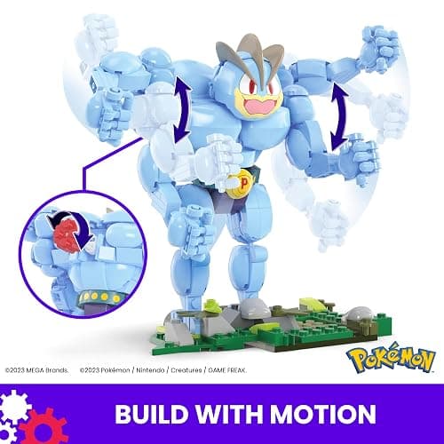 MEGA Pokémon Building Toys Set Machamp with 401 Pieces, Articulated and Poseable with Motion, 6+ Inches Tall, for Kids thumbnail 4