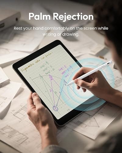 Metapen A8 Pencil for i Pad 2018-2025, 4Min Fast Charge, Palm Rejection, Tilt Sensitivity Stylus Pen for iPad 10th 11/9/8/7/6, iPad Accessories for Pro 12.9/11/13", iPad Air 3/4/5/M2/M3, iPad Mini 5/6 thumbnail 6