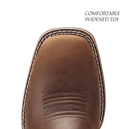 Cowboy Boots For Men - Mens Sport Wide Square Toe Western Boot,Oil/Slip Resistant,Durable Fashionable Classic Pull on 10 Inch Wellington Boots - Soft Toe Work Boots thumbnail 4