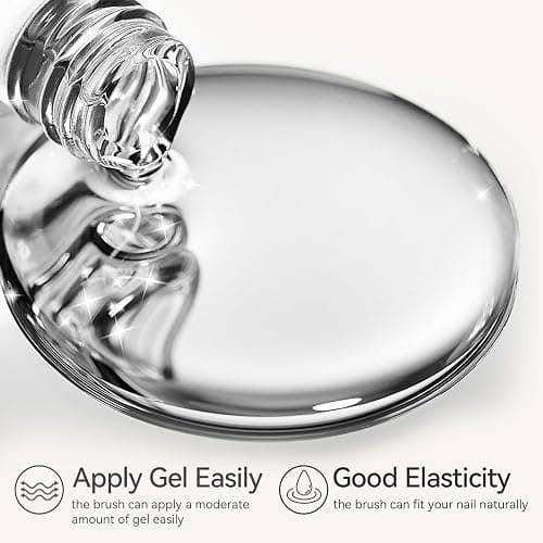 Born Pretty Gel Top Coat,15ml Gloss Base and Top Coat Set, No Wipe Super Top Gel Not Chip or Peel and Long Lasting Base Gel Top Gel for Nail Art thumbnail 5