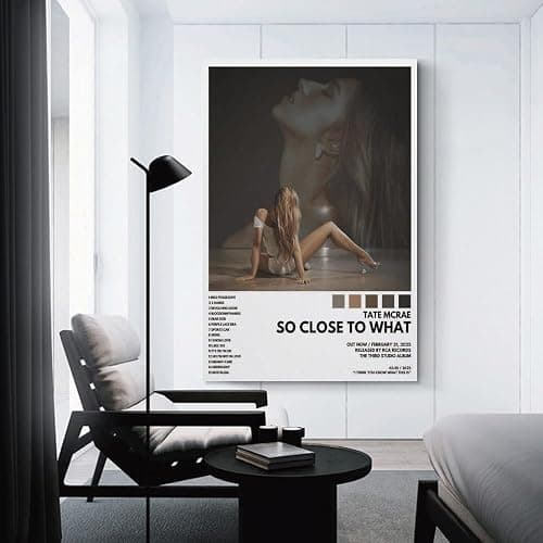 Tate McRae So Close To What Posters & Prints on Canvas Wall Art Poster for Room Decor Unframe:12x18inch(30x45cm) thumbnail 3