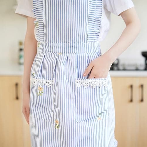 Funny Aprons for Women with Pockets, Kitchen Cooking Grilling Bbq Cute Chef Apron, Mothers Day Birthday Gifts for Women thumbnail 8